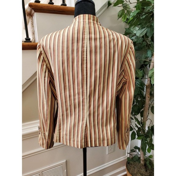 Anne Klein Women Multicolor Polyester Long Sleeve Buttons Front Jacket Blazer 14 - Picture 7 of 12